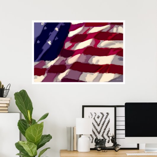 De droom van de Patriot Poster (Thuiskantoor)