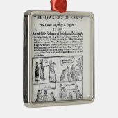 De droom van de Quakers Metalen Ornament (Rechts)