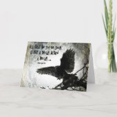 De Droom van de raaf, Verjaardag Kaart (Voorkant)