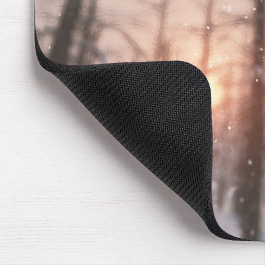 De droom van de Winternacht van Mousepad Muismat (Hoek)