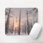 De droom van de Winternacht van Mousepad Muismat (Met muis)