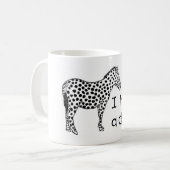 De droom van de zebra koffiemok (Voorkant links)