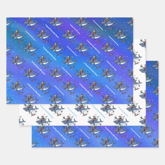 De droom van een geweldig wit kerstfeest inpakpapier vel (Set)