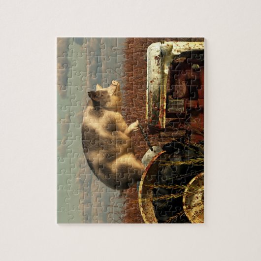 De droom van een varken legpuzzel (Verticaal)