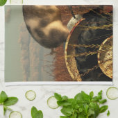 De droom van een varken theedoek (Gevouwen)