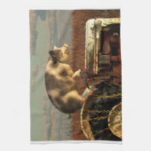 De droom van een varken theedoek (Verticaal)