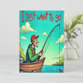 De droom van een visser kaart (Staand voorkant)