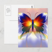 De droom van een vlinder briefkaart (Voorkant / Achterkant)