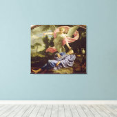 De droom van Elijah, 1650-55 Canvas Afdruk (Insitu (Houten vloer))