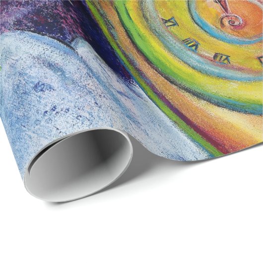 De droom van Fantasy Psychedelic Art Alice Wonderl Cadeaupapier (Rol Hoek)