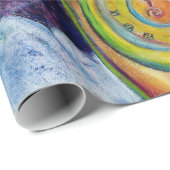 De droom van Fantasy Psychedelic Art Alice Wonderl Cadeaupapier (Rol Hoek)