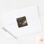 De droom van Geluk Vierkante Sticker (Envelop)