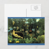 De droom van Henri Rousseau (1910) Briefkaart (Voorkant / Achterkant)