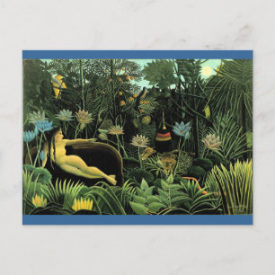 De droom van Henri Rousseau (1910) Briefkaart