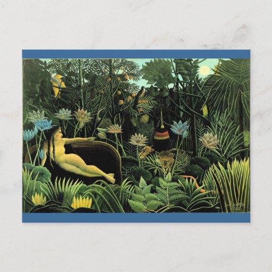 De droom van Henri Rousseau (1910) Briefkaart (Voorkant)