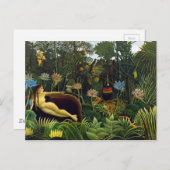De droom van Henri Rousseau (1910) Briefkaart (Voorkant / Achterkant)