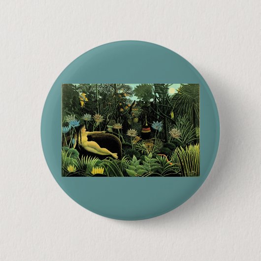 De droom van Henri Rousseau (1910) Ronde Button 5,7 Cm (Voorkant)