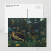 De droom van Henri Rousseau (Le Reve Exotique) Briefkaart (Voorkant / Achterkant)