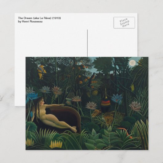 De droom van Henri Rousseau (Le Reve Exotique) Briefkaart (Voorkant / Achterkant)