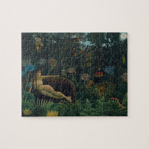 De droom van Henri Rousseau (Le Reve Exotique) Legpuzzel