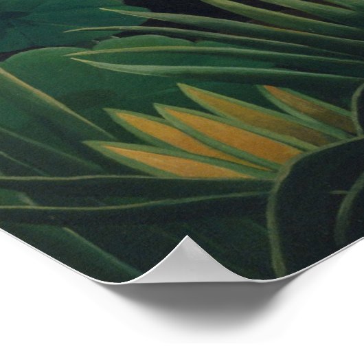 De droom van Henri Rousseau (Le Reve Exotique) Poster (Hoek)