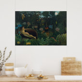 De droom van Henri Rousseau (Le Reve Exotique) Poster (Keuken)