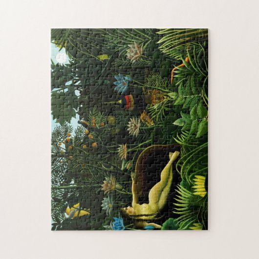 De droom van Henri Rousseau Legpuzzel (Verticaal)
