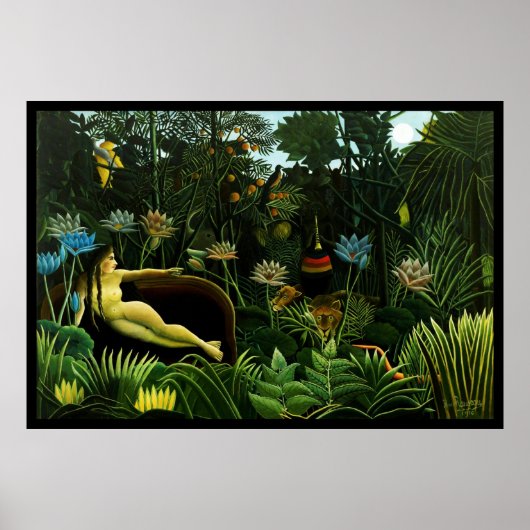 De droom van Henri Rousseau Poster (Voorkant)