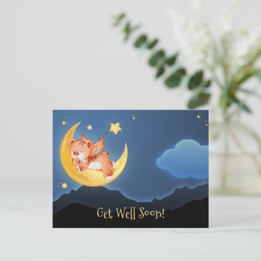 De droom van het kind nadert goed snel Briefkaart (Staand voorkant)