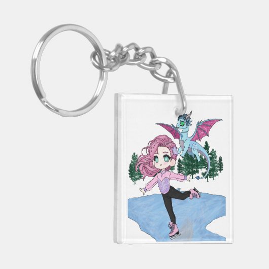 De droom van Iceprincess & Moonlight Sleutelhanger (Voorkant Links)