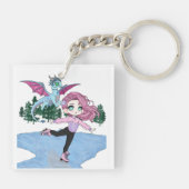 De droom van Iceprincess & Moonlight Sleutelhanger (Achterkant)