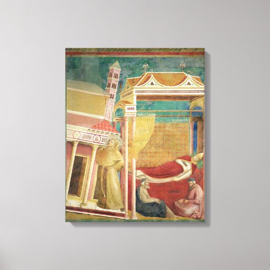 De droom van Innocent III, 1297-1999 Canvas Afdruk (Voorkant)