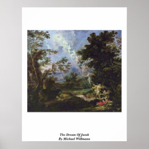 De droom van Jacob van Michael Willmann Poster