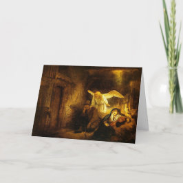 De Droom van Joseph - Kerstmis Feestdagen Kaart