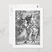 De droom van Midzomer Night Briefkaart (Voorkant / Achterkant)