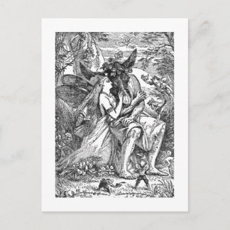 De droom van Midzomer Night Briefkaart