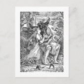 De droom van Midzomer Night Briefkaart (Voorkant)