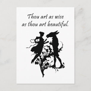 De droom van Midzomer Night Briefkaart