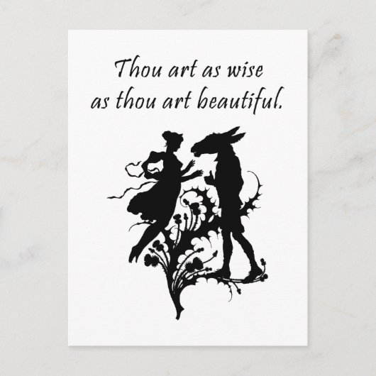 De droom van Midzomer Night Briefkaart (Voorkant)