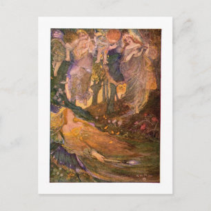 De droom van Midzomer Night Briefkaart