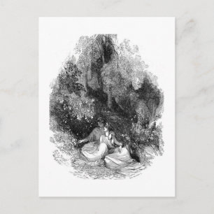 De droom van Midzomer Night Briefkaart