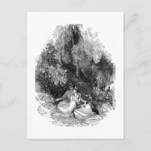 De droom van Midzomer Night Briefkaart (Voorkant)