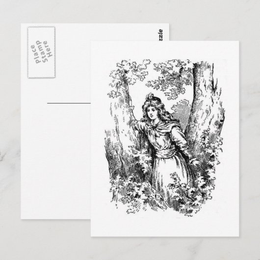 De droom van Midzomer Night Briefkaart (Voorkant / Achterkant)