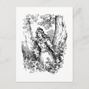 De droom van Midzomer Night Briefkaart