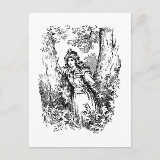 De droom van Midzomer Night Briefkaart (Voorkant)