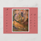 De droom van Midzomer Night Briefkaart (Voorkant)