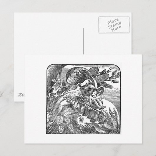 De droom van Midzomer Night Briefkaart (Voorkant / Achterkant)