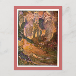 De droom van Midzomer Night Briefkaart