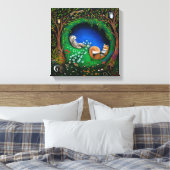 De droom van Midzomer Night Canvas Afdruk (Insitu (Slaapkamer))