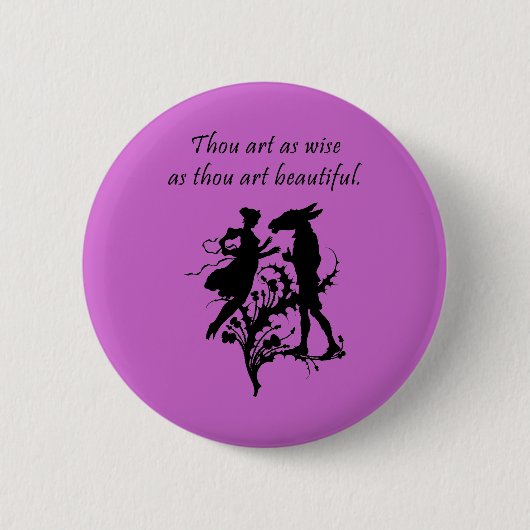 De droom van Midzomer Night Ronde Button 5,7 Cm (Voorkant)